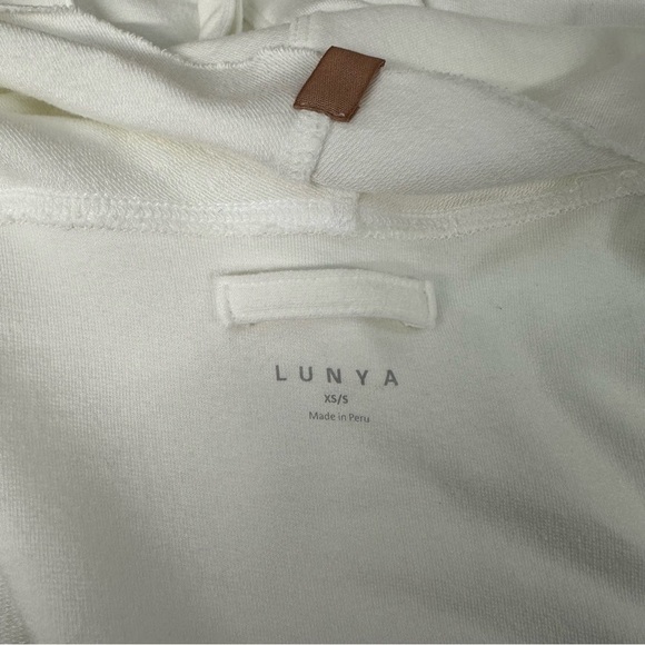 Lunya The Robe Stretch Pima Cotton & Modal Rob White Long Size XS / S Small - Picture 11 of 13